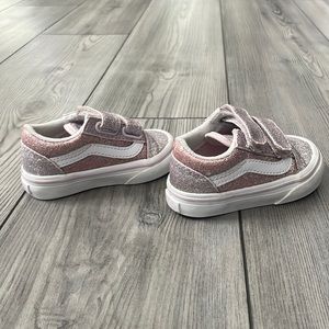 Toddler glitter Vans